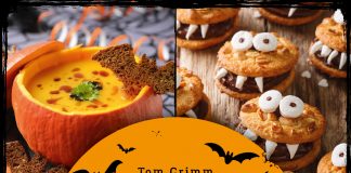 Das Koch- und Backbuch "Halloween" von Tom Grimm.
