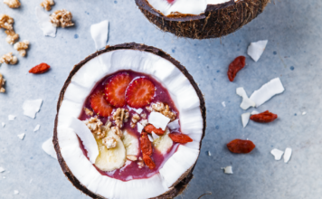 Immer eine gute Kokos-Kaltschale – Rezept: Acai mit Kokos und Wolfsbeeren