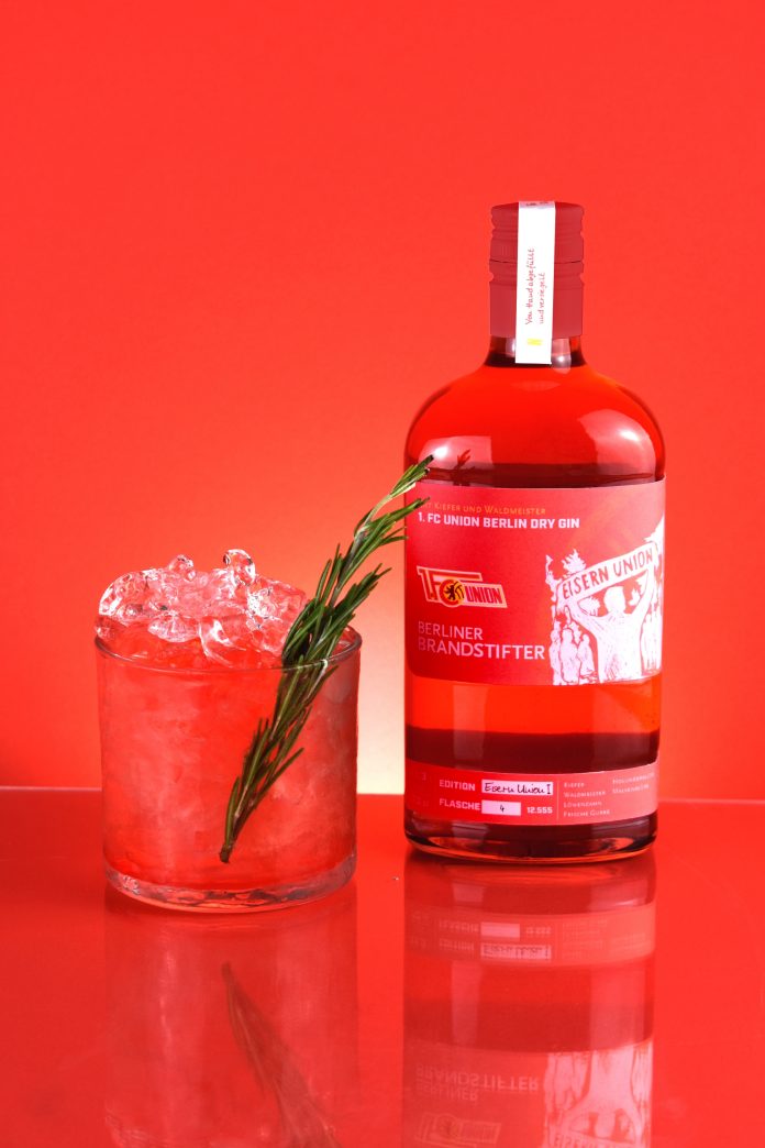 "Eisernes Feuer" mit 1. FC Union Berlin Dry Gin.