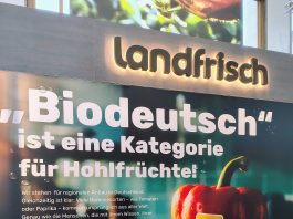 Foto des Tages: „‚Biodeutsch‘ ist eine Kategorie für Hohlfrüchte!“