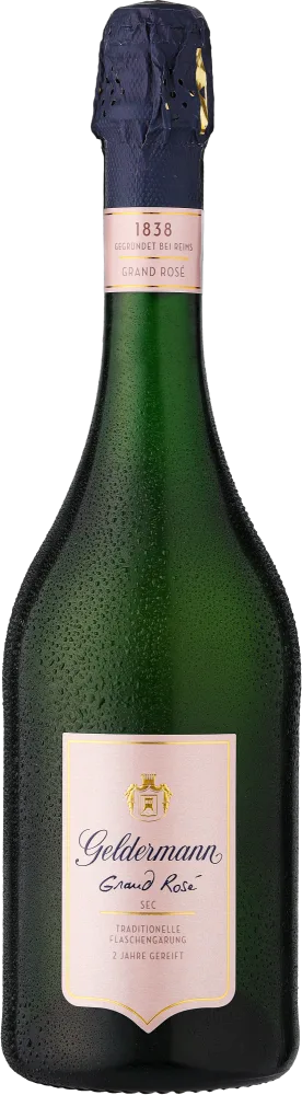 Geldermann Grand Rosé, traditionelle Flaschengärung, sec © Geldermann Privatsektkellerei GmbH, Breisbach am Rhein